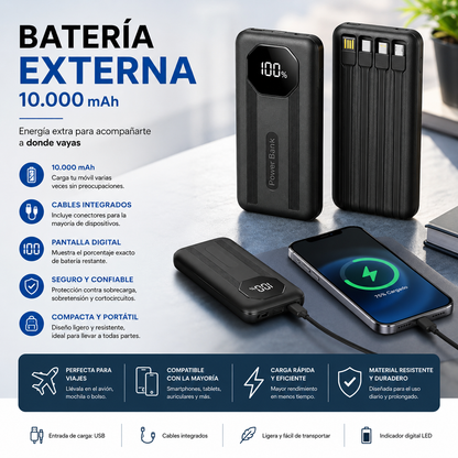 Portable battery 10,000 mAh